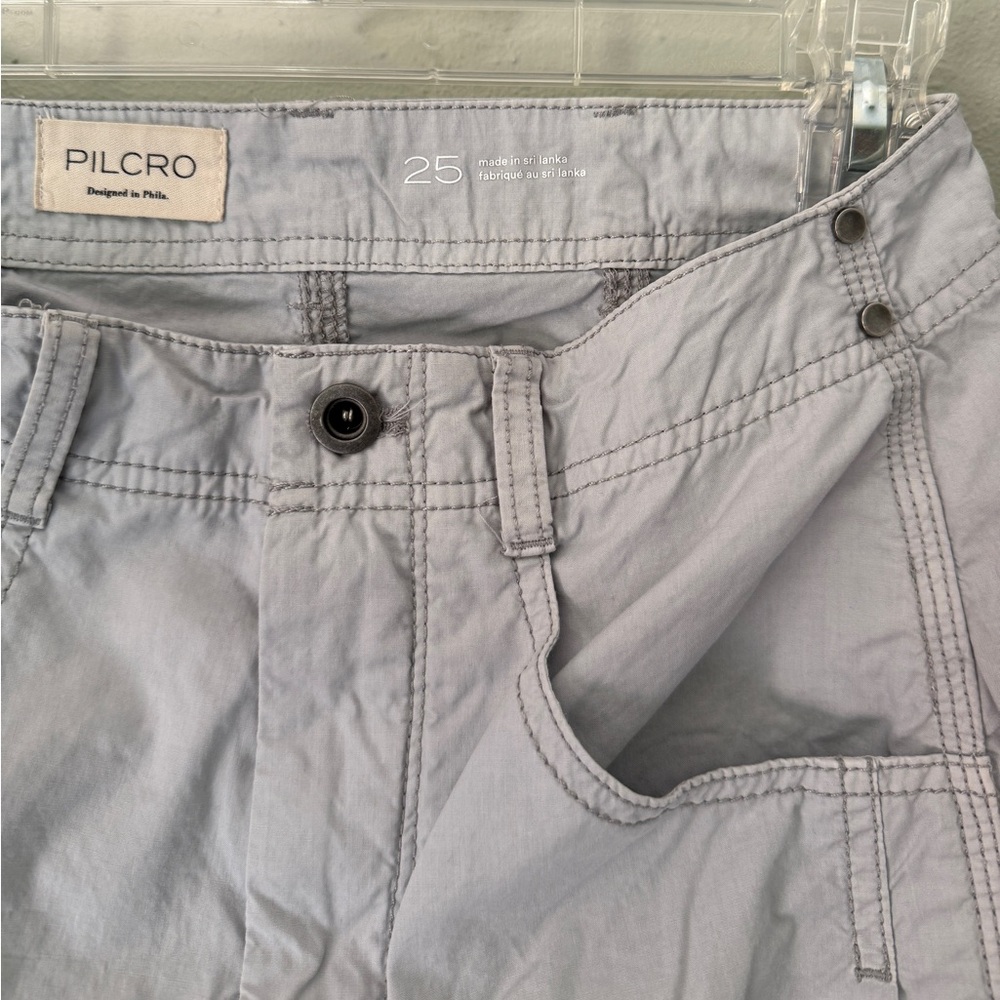 Pilcro | Parachute Curve Barrel Pants | Size 25 | Gray - Picture 6 of 7